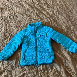 Kids XS (5/6) Teal Patagonia Puffy Jacket